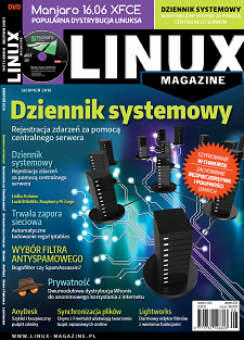 Sierpniowe wydanie Linux Magazine: Dziennik systemowy i Manjaro 16.06 XFCE