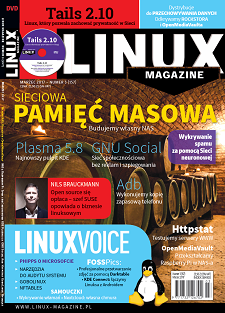 Marcowe wydanie Linux Magazine: NAS Tails 2.10