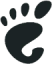logo środowiska graficznego: GNOME